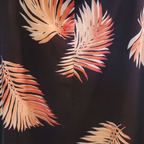 Tropical leaf print dress - Picture 3 of 3